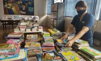 20.04.2022 - Campanha de doações de livros.
