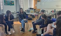 Atividades de conscientização com alunos do 7º ano do EF a 3ª série do EM