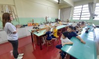 Pré 2 no Laboratório de Biologia