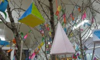 Construções geométricas em exposição