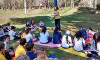 Aula de Matemática no Campo